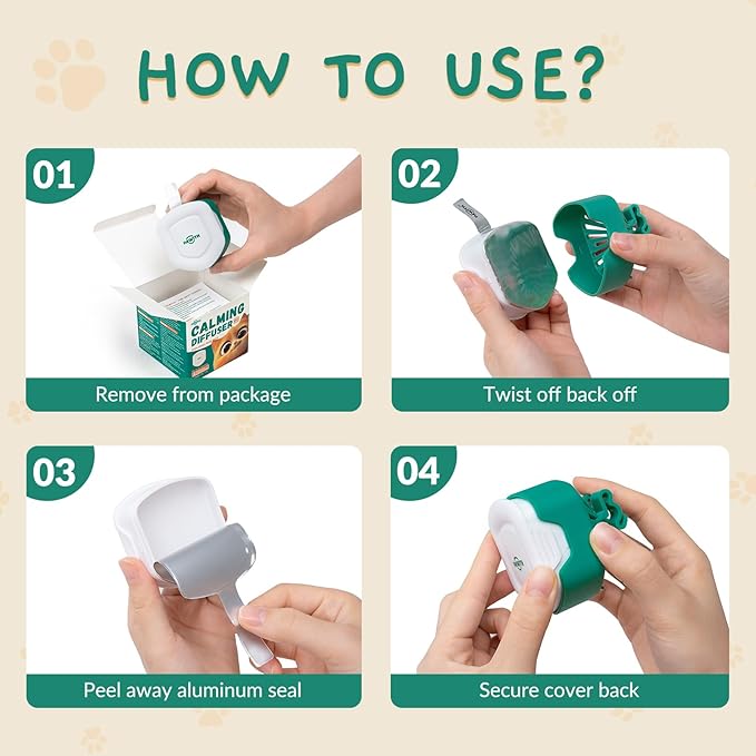 Cat Calming Gel Diffuser for Travel – Pheromone Diffuser for Cats & Kittens to Reduce Anxiety and Stress-Related Behaviors, No Electricity Needed, Long-Lasting Enhanced Calming Aid