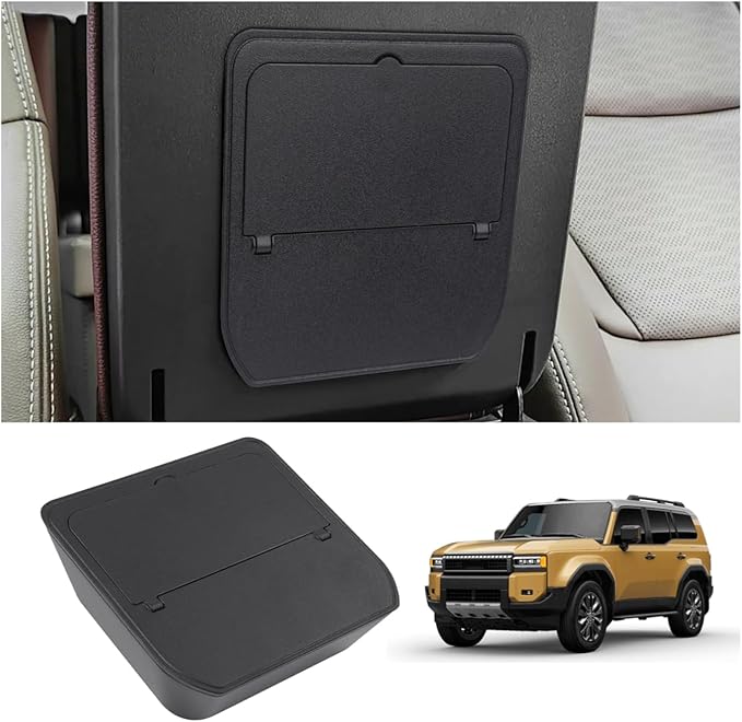 Karltys Automotive Center Console Organizer Tray, Hidden Storage Box for Toyota Land Cruiser Prado 250 2024 2025 2026, Armrest Organizer Middle Console Accessories (Not for Cool Box/First Edition)