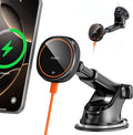 APPS2Car Magnetic Car Phone Mount - Designed Only for MagSafe iPhone 17-12 Series, Orange
