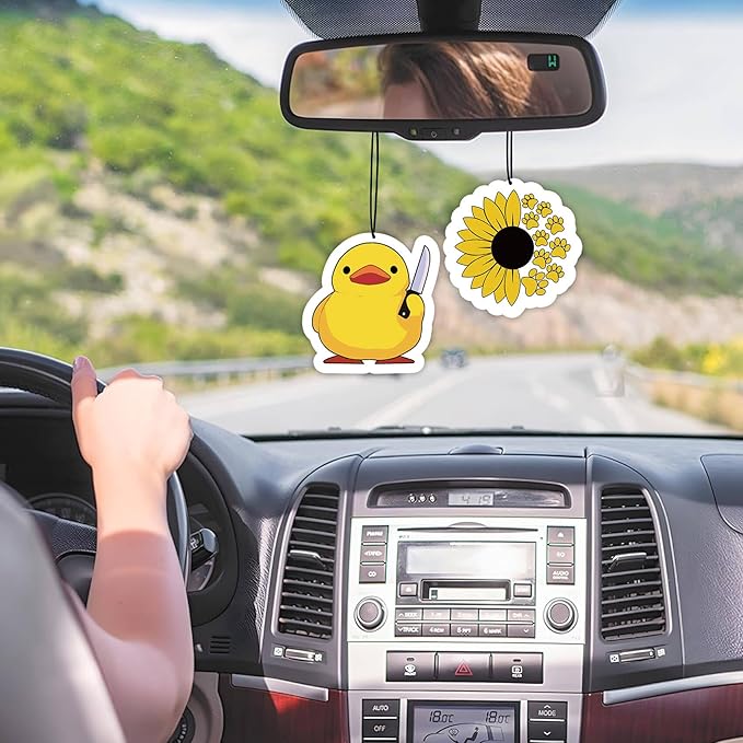 Doughnut Car Air Fresheners Hanging Air Fresheners Scented Hanging Ornaments Refresh Airs Fragrant Pendant Doughnut Car Accessories Interior Decor Home Donut Gifts for Men Women