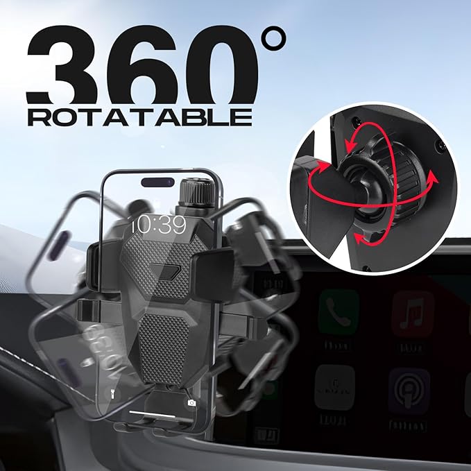 Car Phone Holder for 2020 2021 2022 Lexus RX Accessories,Adjustable GPS RX Phone Mount for 12.3-inch Screen,Hands-Free Ultra Stable Phone Stand for All Phones