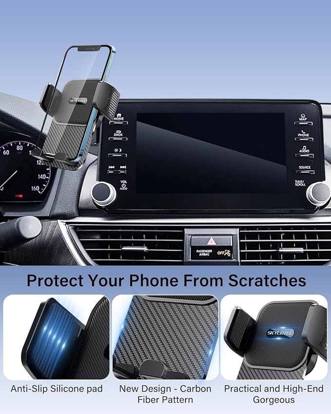 Car Phone Holder for BMW X1 2016-2018 2019 2020 2021 2022/X2 2018 2019 2020 2021 2022 2023 Accessories 8.8-Inch Screen Fixed Clip, Automobile Cradles Phone Mount, Cell Phone Base Not Block Air Vent