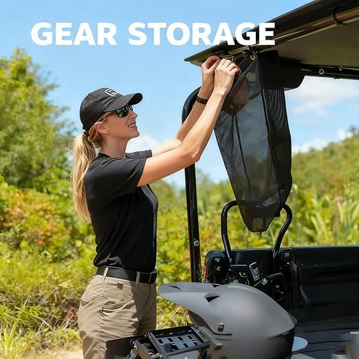 Universal UTV Trash Bag, Car Trash Bag, Organizer for Rock Crawler, Mud Truck, Golf Cart, Boat, Golf Cart - Durable Off-Road Storage Solution for Road Trips, Compatible with Most Vehicles (1)