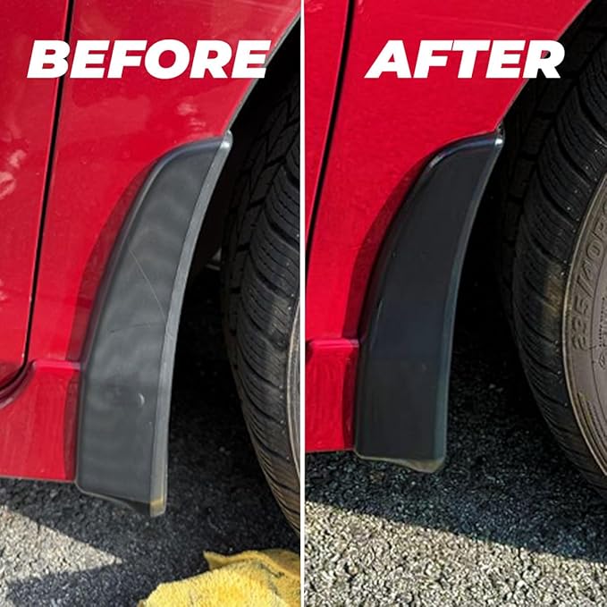 ExoForma Black Trim Restorer - Lasts 6+ Months, Dye Infused Waterproof Plastic Restorer for Cars - Perfect for Faded Bumpers, Trim & Vinyl on Jeeps, Truck Beds, Avalanches & ATVs | 4oz