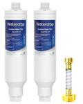Waterdrop Hard Water Filter for Hose Car Wash, Water Deionizer for Car Washing, Window, Boat, Marine, Motorcycle, Yard Cleaning, Wash Spot Free, 2 Pack with Hose Protector