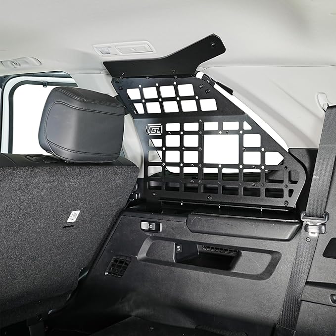 HIGH FLYING Car Accessories for Toyota Sequoia 2023 2024 2025 Modular System Storage Molle Panels Trunk Shelf Storage Trunk Organizer Aluminum Alloy (Side Panel)
