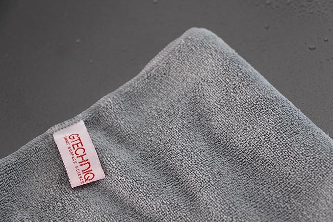 Gtechniq MF1 ZeroR Microfibre Cloth for Cars, Soft Car Cleaning Cloth with Ultra Split Fibres, Machine Washable, Car Accessories for Car Detailing Kit (10 Pack)