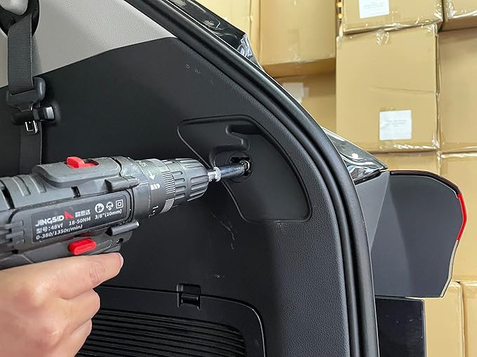 HIGH FLYING for Toyota Highlander 2020-2024 Car Accessories Modular Storage Molle Panel Shelf Luggage Carrier Trunk Organizer Aluminum Alloy A Set (Side Panel)