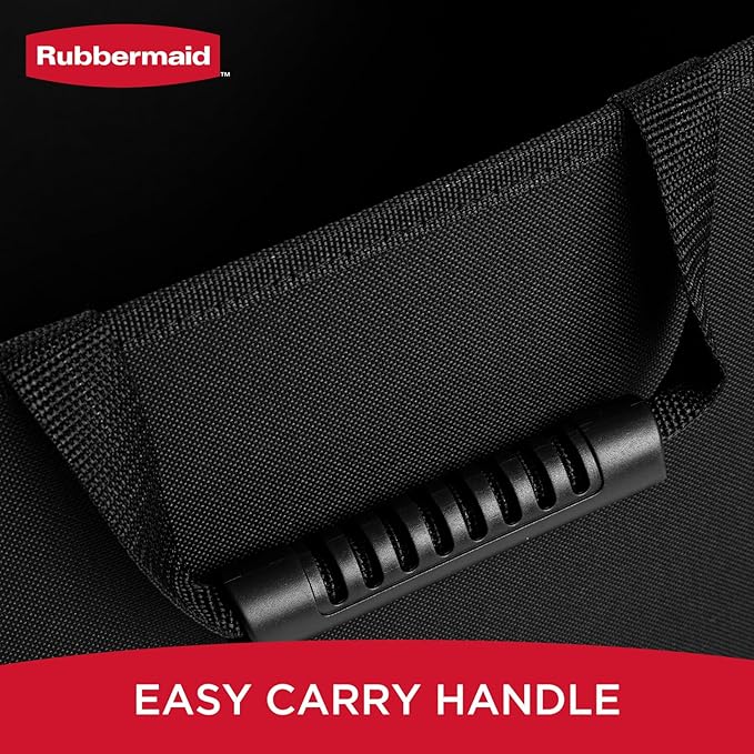 Rubbermaid Car Organizer, Collapsible Trunk Organizer, Multi-Compartment Car Storage Organization for Car Accessories, 3 Compartments Without Cover, 22.83"*16.54"*10.63"