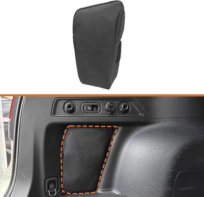 Trunk Upgrade, Trunk Organizer Pocket Bag, Trunk Cubby Storage bag, Cargo side pocket For Subaru Forester SK 2024 2023 2022 2021 2020 2019,Only For Driver's Side, Black, 1 pc