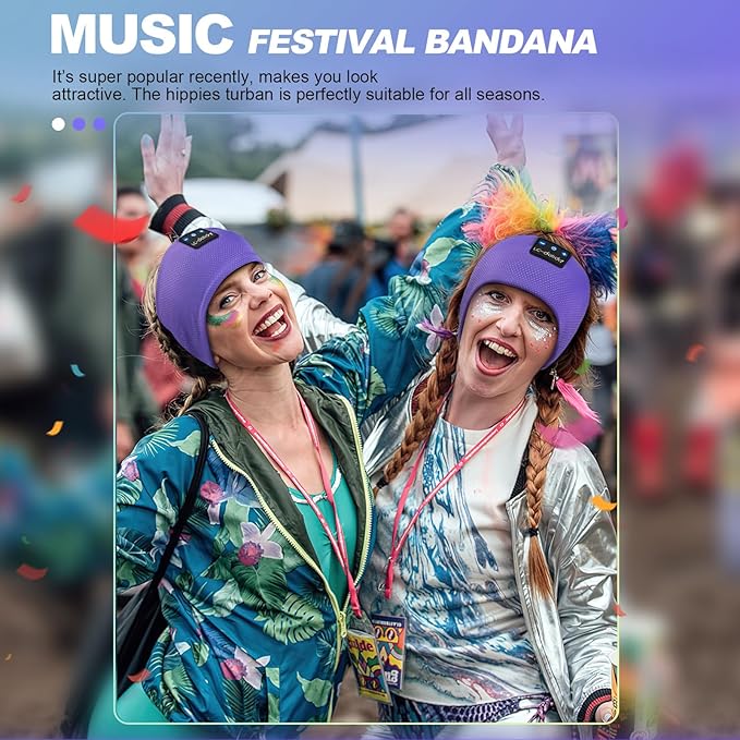 LC-dolida Sleep Headphones Bluetooth 5.4, Headband Headphones Earphones Wireless, Sleep Mask for Sleeping, Sports, Gifts, Workout, Jogging, Yoga,Insomnia, Air Travel, Meditation