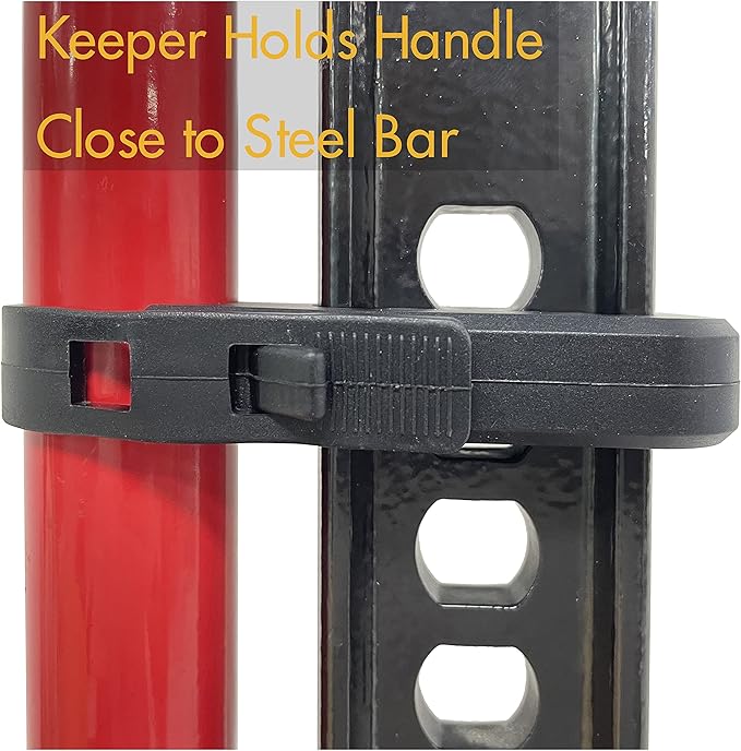 Jack Handle Keeper for Hi-Lift Jacks & Other Farm Jacks Off Road Lift Jacks |More Compact & Durable| Black
