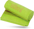 Zumi 100% Cotton Quick Dry Travel Towel - Soft, Thin, Compact, Highly Absorbent, Lightweight Camping Towel for Beach, Gym, Bath, Shower, Swimming, Dorm, RV - Green