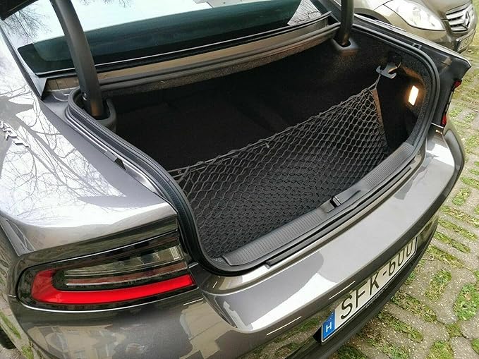 Trunk Organizer for Dodge Charger 2011-2019 – Mesh Car Trunk Organizer – Cargo Net for Sedans – Nylon Mesh Netting – Compatible with Dodge Charger 2011-2019