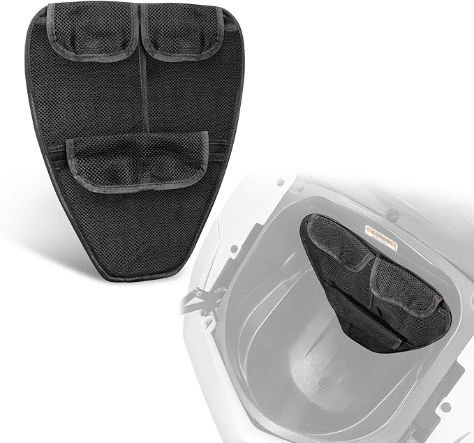 Front Trunk Organizer with Mesh Pocket for Spyder, Frunk Tool Bag Side Wall Storage Accessories for Can-Am Spyder F3 F3-S F3-T F3-L 2015-2025, (Black Style)