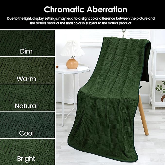 JML Microfiber Bath Towels, Large Bathroom Towel for Adult, Pack of 2, 30" x 60", Soft, Super Absorbent and Fast Drying, Use for Hair Wrap, Sport, Fitness, Yoga, Diamond Cross Grid Olive-Green