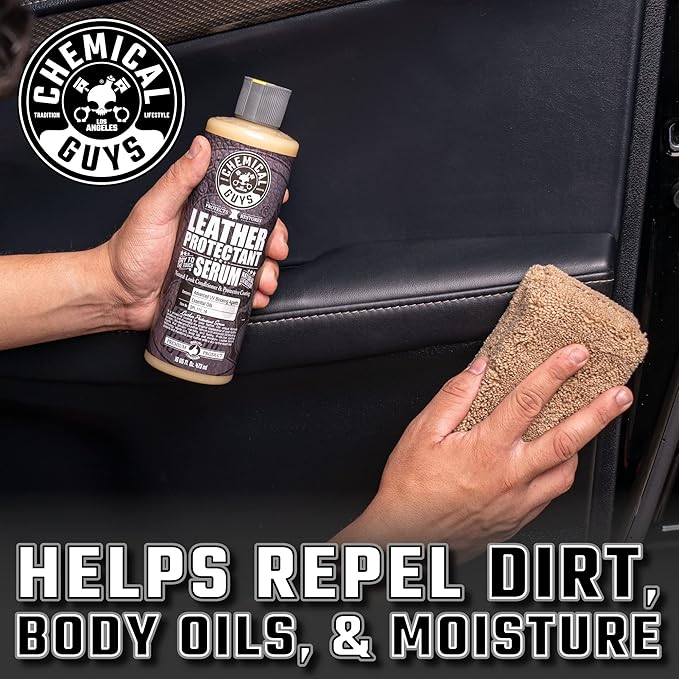 Chemical Guys HOL_113 Leather Lovers Kit for Leather Car Interiors, Furniture, Apparel, Shoes, Sneakers, Boots (Works on Natural, Synthetic, Pleather, Faux Leather and More) (5 Items), 16 oz, Black