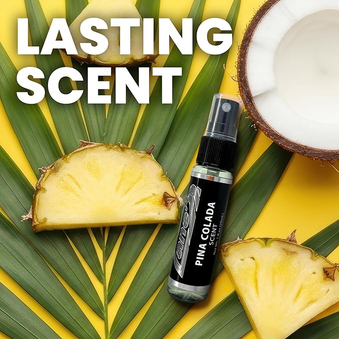 Lane's Premium Car Air Fresheners - Pina Colada Scent Water Based - 1oz Eliminate Bad Odors of Pet & Food From Car Interior Leather, Carpet, Upholstery Great For Cars, Trucks, SUVs, RVs & More