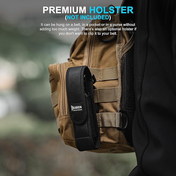 WUBEN C3 Flashlight 1200 High Lumens Rechargeable Flashlights 6 Modes Super Bright IP68 LED Tactical Flashlight for Camping, Home, Emergency, Rescue, Hunting, Inspection, Repair, Tool Gifts for Men