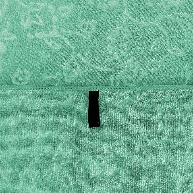 JML Extra Large Bath Sheets, 2 Pack, 35" x 70", Microfiber Absorbent & Quick Dry Bath Towels for Adult, Soft Bathroom Towels for Body, Sauna, Salon,Sport, Fitness, Yoga, Green