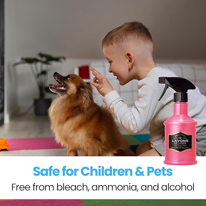 LAVONS Fabric Freshener Spray Kids& Pet Safe, Fabric Refresher Spray for Clothes& Furniture, Smoke Odor Eliminator for Houses, Offices, Car& Hair, Shoe Deodorizer from Japan 12.5 Fl Oz SHINY MOON