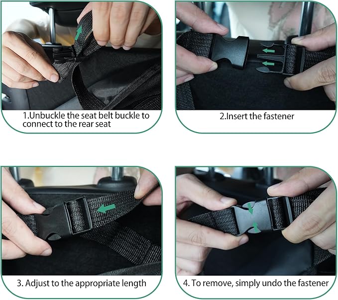 Hanging Car Trunk Organizer Fit For Forester Foldable Large Capacity 41.3x20 inch Backseat Trunk Organizers Storage, Car Accessories Interior, with Multi Pockets Grey