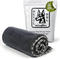Premium Drying Towel – Small 16" x 24" Super Absorbent Microfiber Dog Bath Towel – Quick Dry, Soft & Durable Dog Towel for Drying Dogs – 1200 GSM Gray for Beach, Camping & Travel