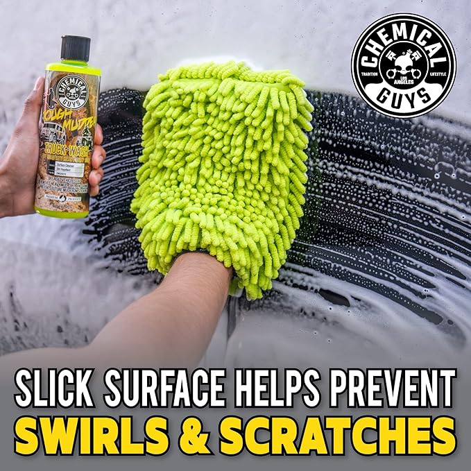 Chemical Guys Tough Mudder Foaming Heavy Duty Car Wash Soap - Soap for Foam Cannons, Foam Guns, or Buckets - Safe for Trucks, ATVs, RVs, and Off-Road Vehicles - 128 oz Lemon Scent