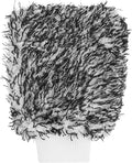 HARFINGTON Chenille Microfiber Car Wash Mitts 10.2" x 6.7" Scratch Free Wash Gloves Absorbent Double Sided Plush Cleaning Drying Mitts for Car Washing Home, Gray
