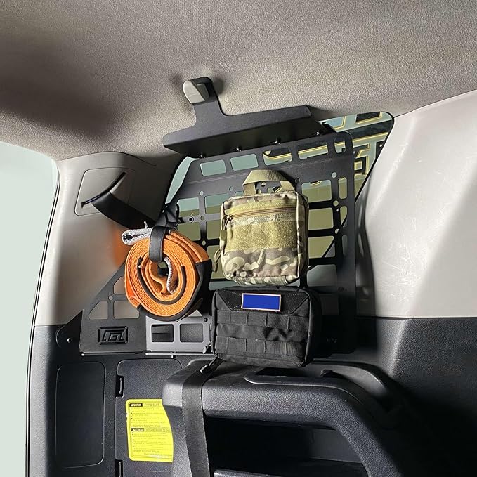 HIGH FLYING for Toyota 4Runner 2010-2024 Car Accessories Modular Storage Molle Panel Shelf System Luggage Carrier Trunk Organizer Aluminum