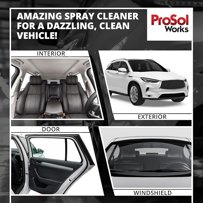 Bug Splat N' All Multi Purpose Cleaner for Vehicle 32 fl oz - Vehicle Cleaner Spray for Bug Splatter, Road Grime, Tar, Bird Droppings & More - Car Cleaner for All Vehicle Types - Safe on All Surfaces