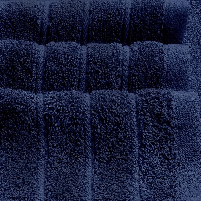 Tens Towels Pack of 1 Jumbo Bath Sheet 40 x 80 Inches, Extra Large & Light Weight, Quicker to Dry, 100% Cotton, Super Soft & Absorbent, Perfect to Wrap Yourself in, Navy