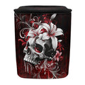 Gothic Skull Car Garbage Can Organizers Storage Bag Bin Fit Most Vehicle Waste Basket Automobile Trash Bin Auto Accessories