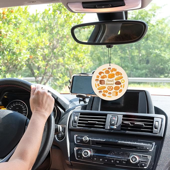 10-1000 Pcs Custom Air Fresheners with Picture - Personalized Photo Logo Text Double Sided Air Freshener Customized Bulk Gifts for Car Business Branding Events (Circle, Various)