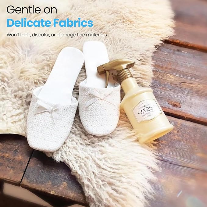 LAVONS Fabric Freshener Spray Kids& Pet Safe, Fabric Refresher Spray for Clothes& Furniture, Smoke Odor Eliminator for Houses, Offices, Car& Hair, Shoe Deodorizer from Japan 12.5 Fl Oz SHINY MOON