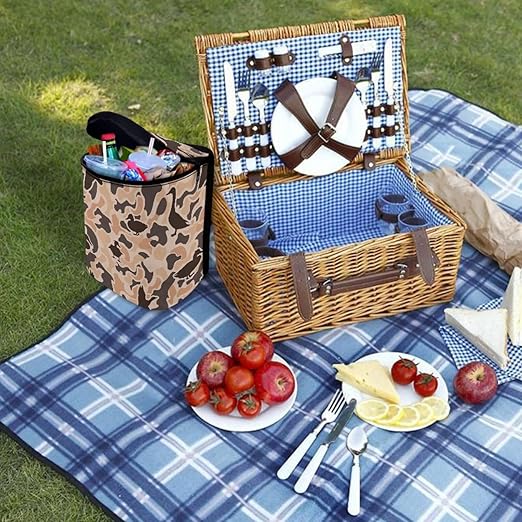 Duck Camouflage Car Trash Can Organizers Garbage Bag Hanging Garbage Can Leakproof Car Trash Can Multipurpose Bag Basket Automotive Accessories Decor Organizers Bag