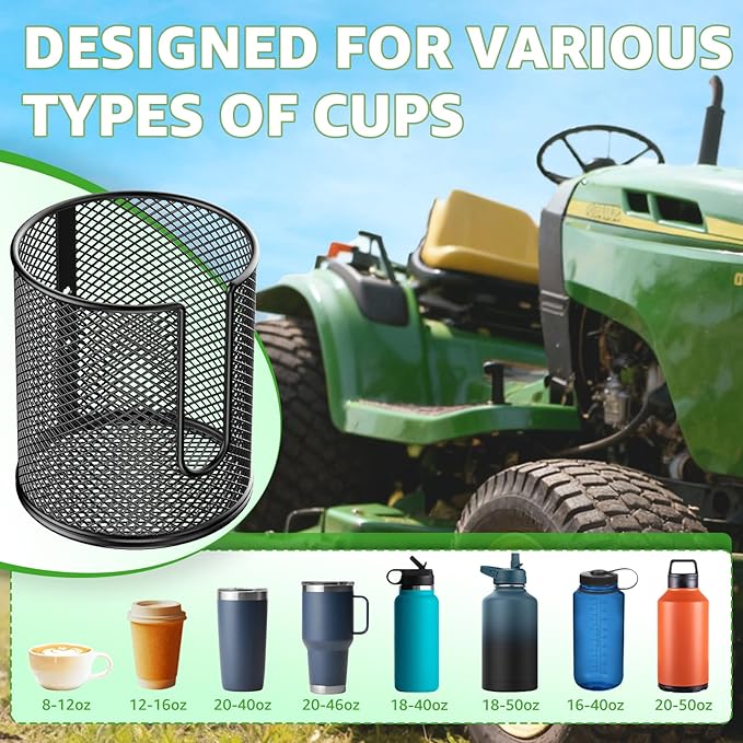 1 Pack Boat Ring Cup Holder, Universal Wall Mounted Cup Holder, Wall Mount Drink Holder for Marine, Yacht, RV, Railings, Swing, Installs on Drillable Walls Using Screws, 3.54" Inner Diameter(Black)