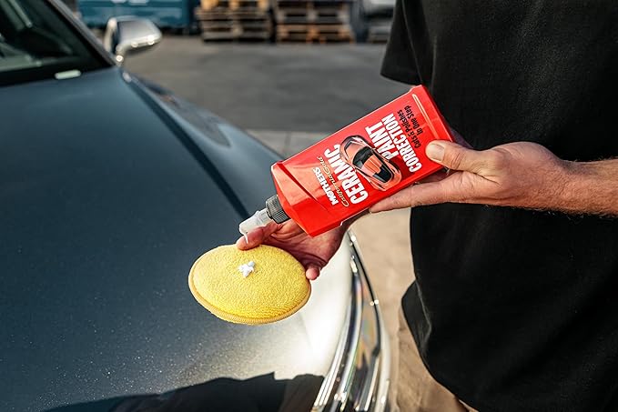 Mothers California Gold Ceramic Paint Correction, 12 oz. — Cuts, Polishes & Repairs, Preps, Removes Scratches, Swirls, Oxidation, Water Spots, Restores Color, Gloss, Depth & Shine (01712)