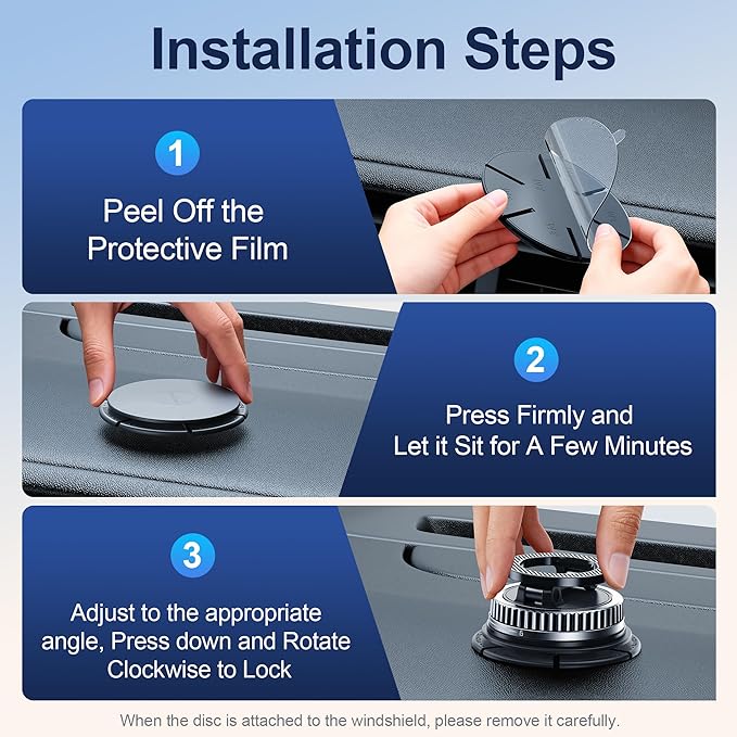 Car Phone Holder for Magsafe [2026 89+LBS Suction & 3700gf Magnetic] 360° Adjustable Cell Phone car Mount, Phone Holders for Your Car Accessories for iPhone 17 16 15 14 13 12 Pro Plus Max Air