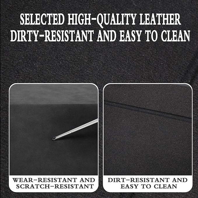 Trunk Organizer for Jeep Grand Cherokee 2021-2025 - Black Alcantara Leather Storage Box, Tailored Precision, Maximize Your Storage, Large Foldable Trunk Organizer Boxs with 3 Compartment