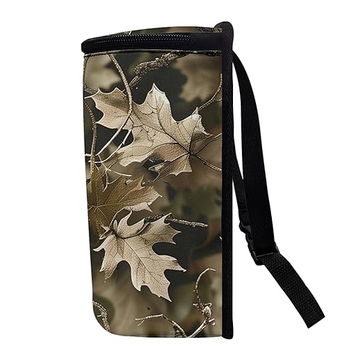 Camo Hunting Forest Car Trash Can with Lid Collapsible Auto Trash Bin Reusable Automotive Garbage Can Auto Accessory Interior Car Organizer