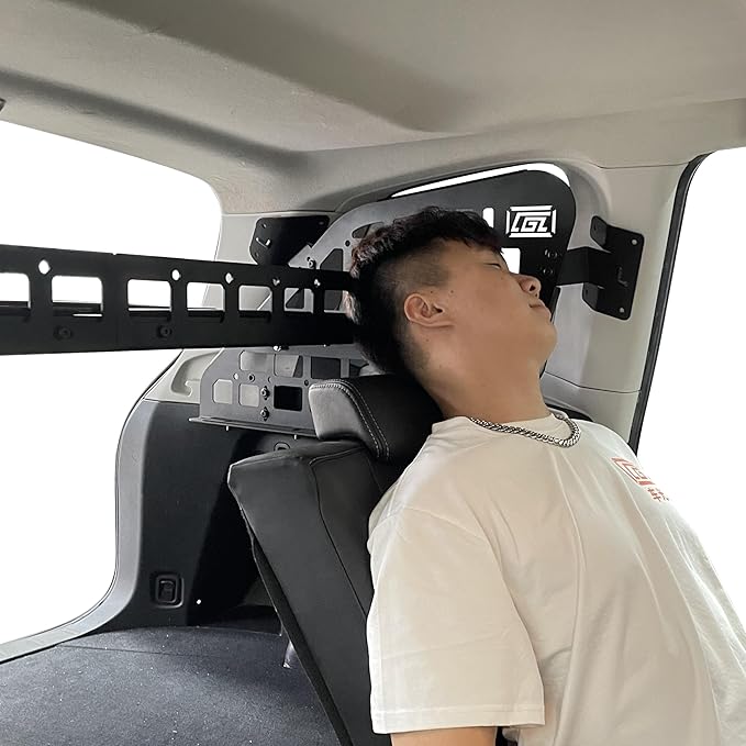 HIGH FLYING for Subaru Forester 14-18 Car Accessories Modular Storage Molle Panels System Trunk Shelf Luggage Storage Carrier Trunk Organizer Aluminum (Side Panels+Shelf with Manual Tailgate)