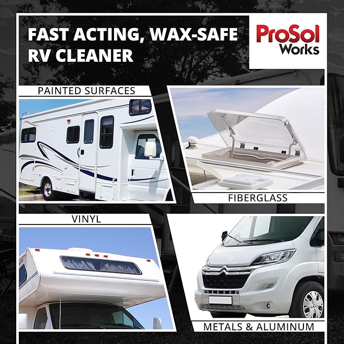 Bug Splat N' All RV Cleaner 32 fl oz - RV Car Wash Kit for Bug Guts, Road Grime, Bird Dropping Cleaner, Oxidation Remover & More - RV Wash for a Streak-Free Shine - Safe on All Surfaces