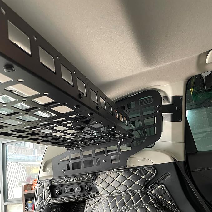 HIGH FLYING for Subaru Forester 2019-2024 Car Accessories Modular Storage Molle Panels System Trunk Shelf Luggage Storage Carrier Trunk Organizer Aluminum Alloy (Trunk Shelf)