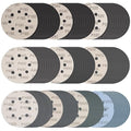 100 Pcs 5 Inch Sanding Discs Hook & Loop 8 Holes Wet Dry Sandpaper 180 240 320 400 600 800 1000 1500 2000 3000 Assortment Grits Silicon Carbide Orbital Sander Sand Paper for Wood Automotive Metal
