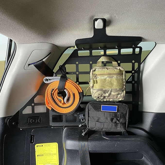 HIGH FLYING for Toyota 4Runner 2010-2024 Car Accessories Modular Storage Molle Panel Shelf System Luggage Carrier Trunk Organizer Aluminum