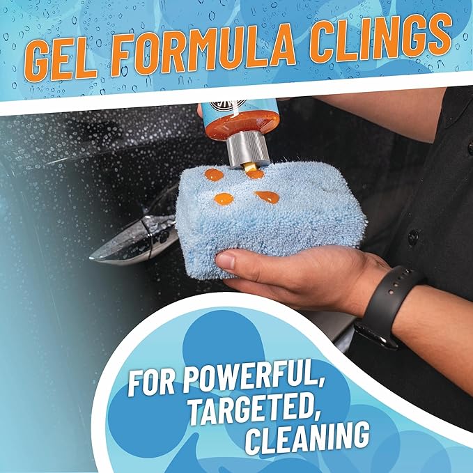 Chemical Guys Heavy Duty Water Spot Remover Gel for Paint, Glass, and Metal - Mineral and Water Spot Remover for Cars, Trucks, Motorcycles, RVs & More - 16 oz