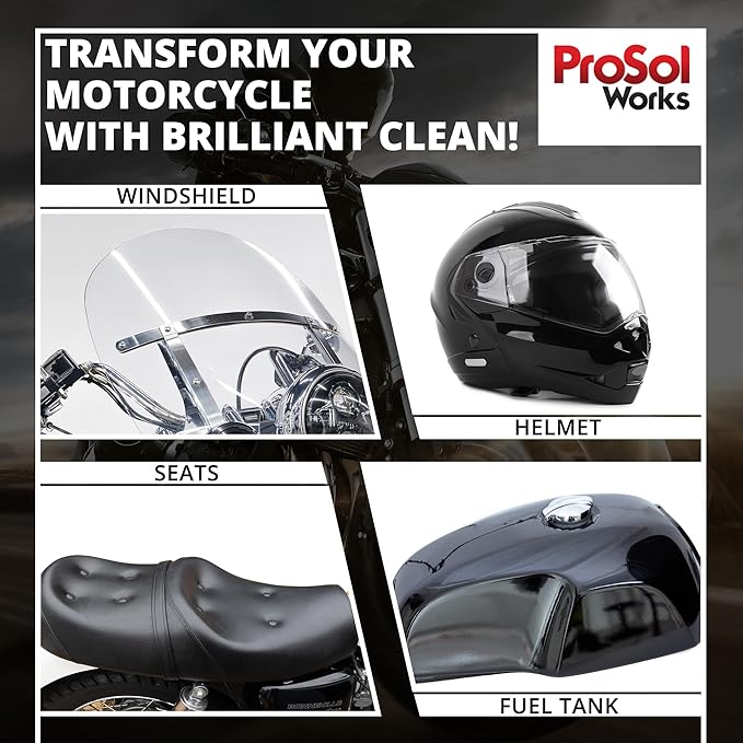 Bug Splat N' All Motorcycle Cleaner 32 fl oz - Motorcycle Cleaning Spray for Engine, Seat, Dash, & Wheel Cleaner - Effective on Oil, Dirt, Grease, Road Grime & More - Safe on All Surfaces