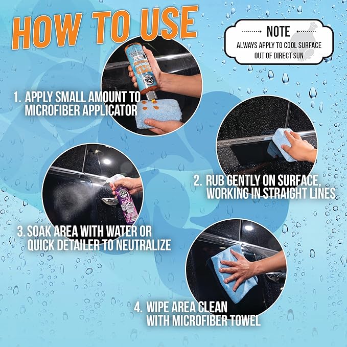 Chemical Guys Heavy Duty Water Spot Remover Gel for Paint, Glass, and Metal - Mineral and Water Spot Remover for Cars, Trucks, Motorcycles, RVs & More - 16 oz