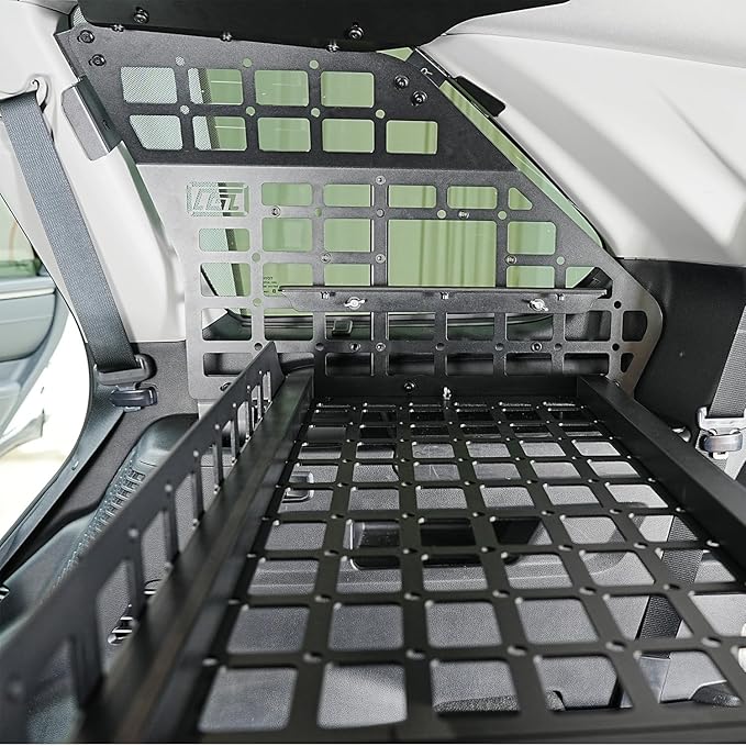 HIGH FLYING Car Accessories for Toyota Sequoia 2023 2024 2025 Modular System Storage Molle Panels Trunk Shelf Storage Trunk Organizer Aluminum Alloy (Side Panel+Trunk Shelf)